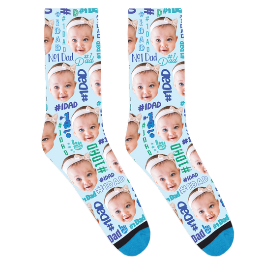 Custom #1 Dad Pattern Socks