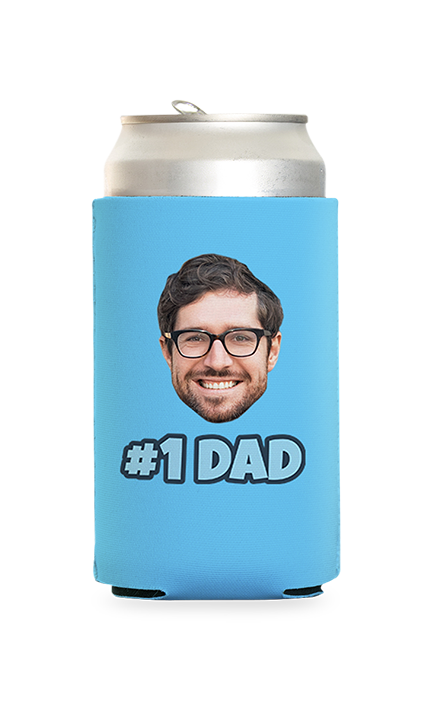Custom #1 Dad Can Cooler