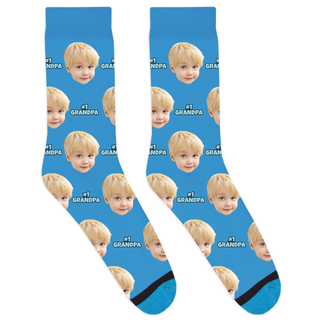 Custom # 1 Grandpa Socks