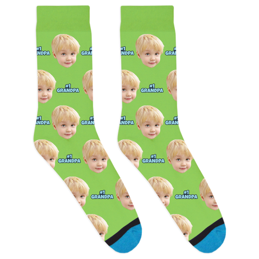 Custom # 1 Grandpa Socks