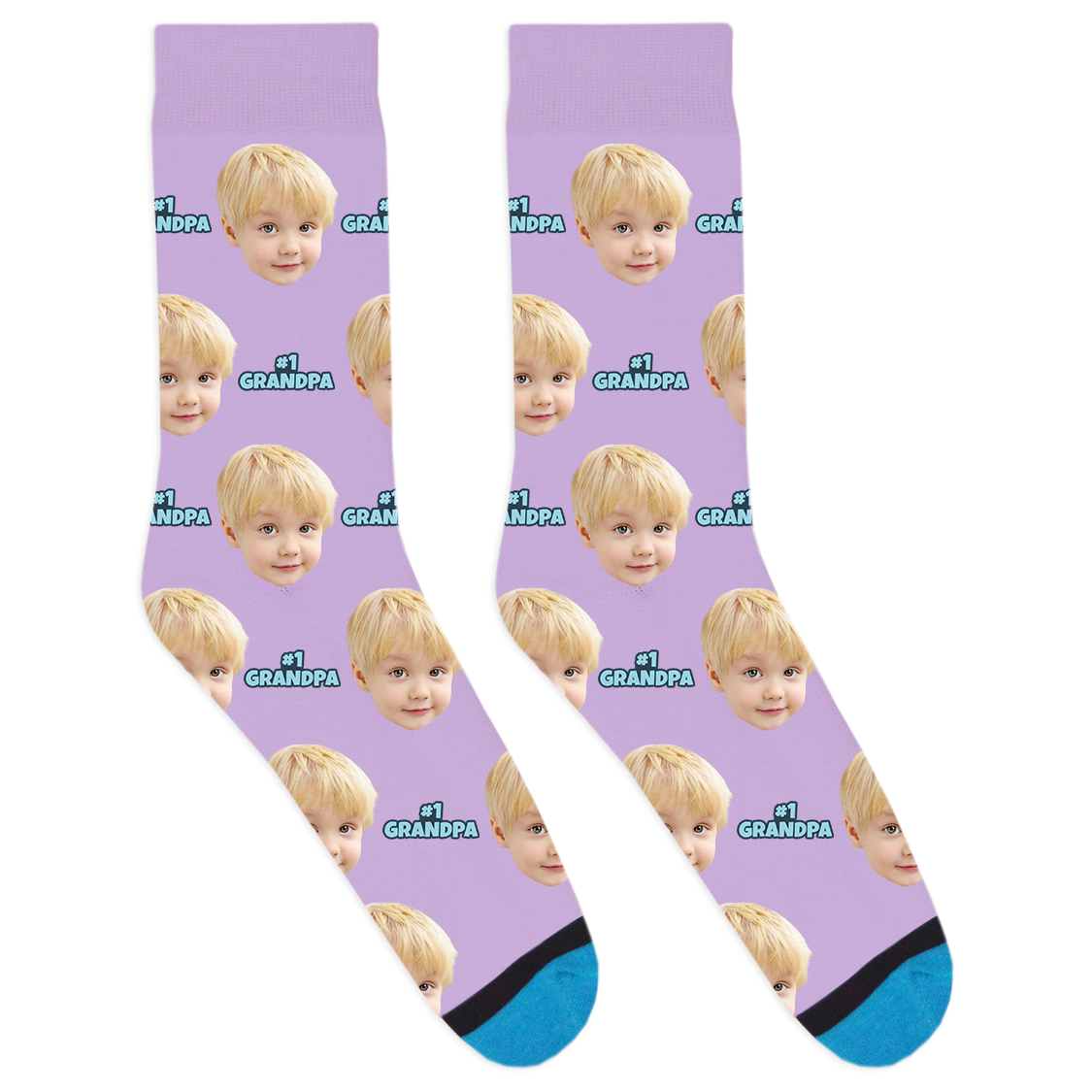 Custom # 1 Grandpa Socks