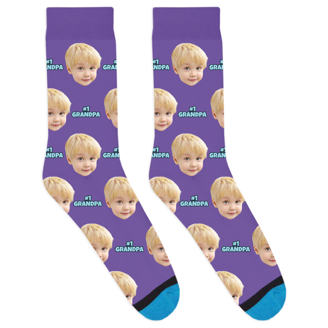 Custom # 1 Grandpa Socks