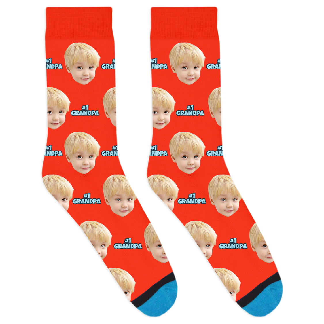 Custom # 1 Grandpa Socks