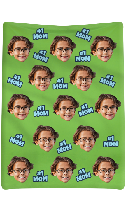 Custom #1 Mom Blanket