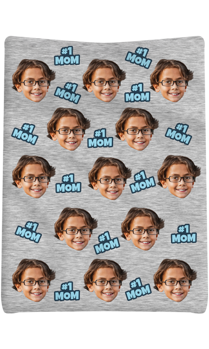 Custom #1 Mom Blanket