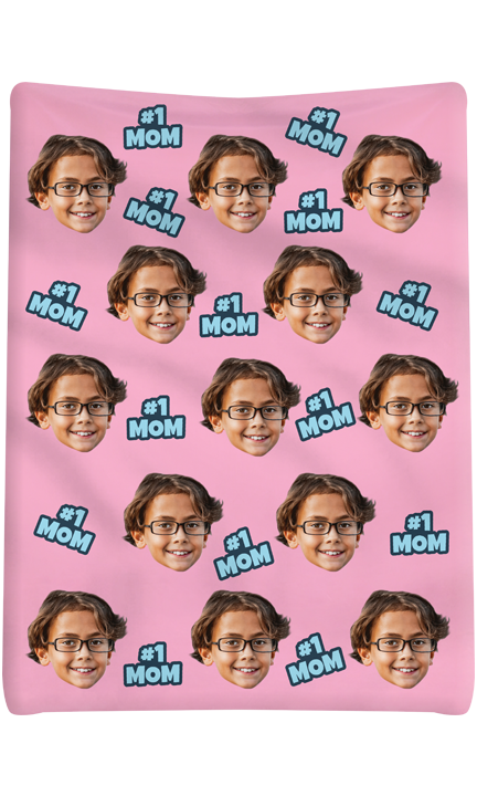 Custom #1 Mom Blanket
