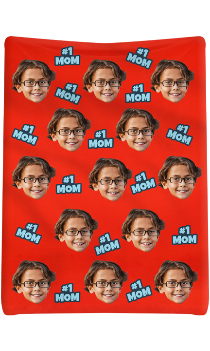 Custom #1 Mom Blanket