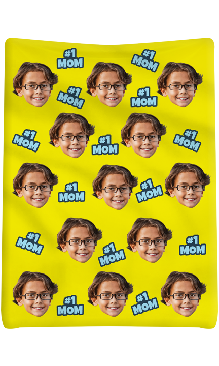 Custom #1 Mom Blanket