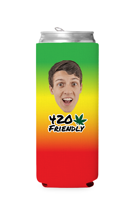 Custom 420 Friendly Can Cooler