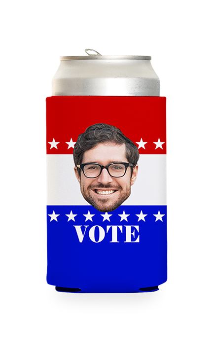 Custom Vote Can Cooler