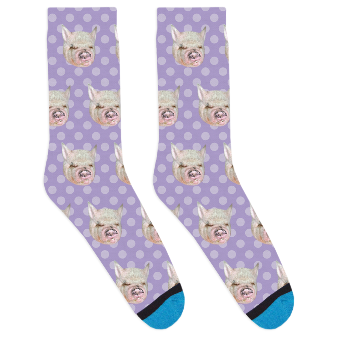 Abby the Pink Piggy Socks