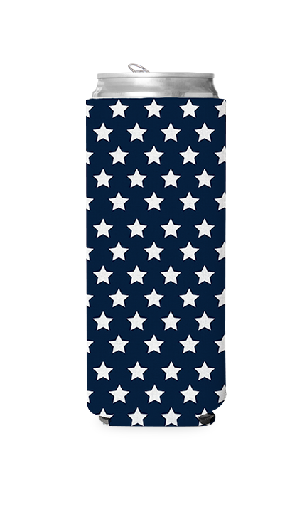 American Flag Stars Predesigned Can Cooler