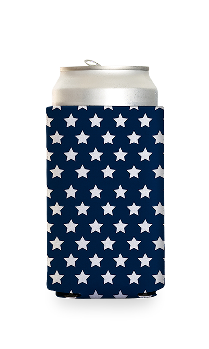 American Flag Stars Predesigned Can Cooler