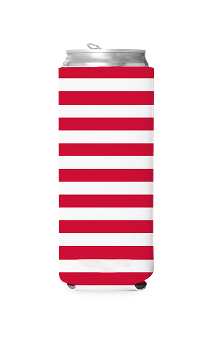American Flag Stripes Predesigned Can Cooler