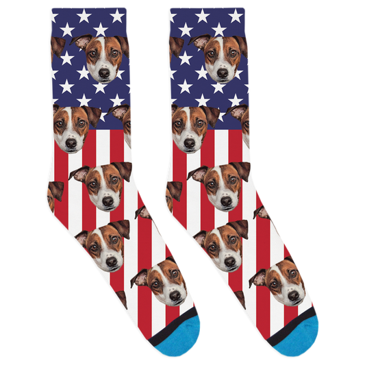 Custom American Flag Socks