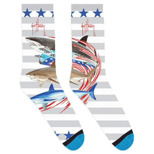 Guy Harvey Collection: American Shark Collage
