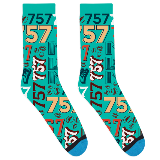 Area Code 757 Socks