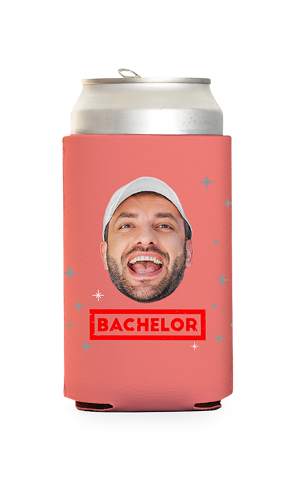 Custom Bachelor Can Cooler