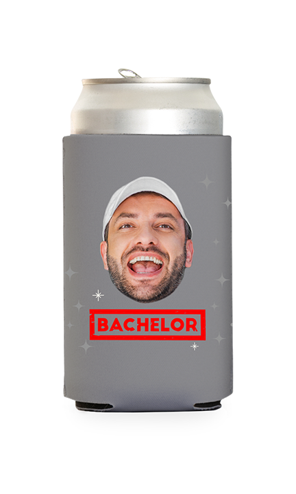 Custom Bachelor Can Cooler