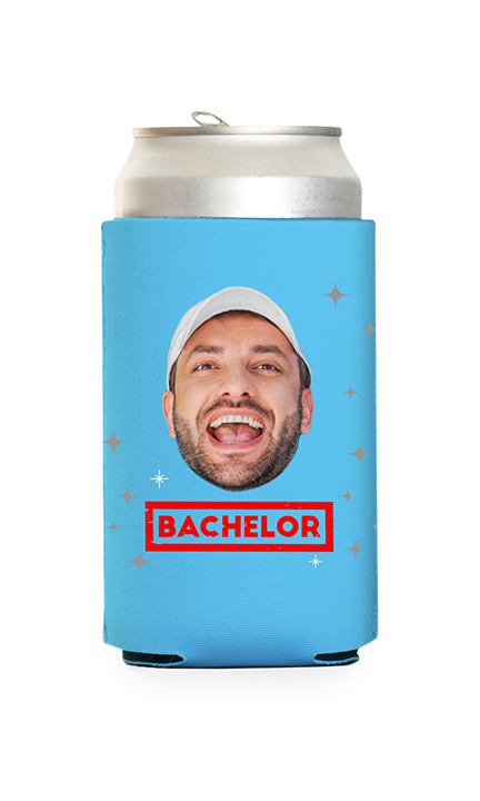 Custom Bachelor Can Cooler