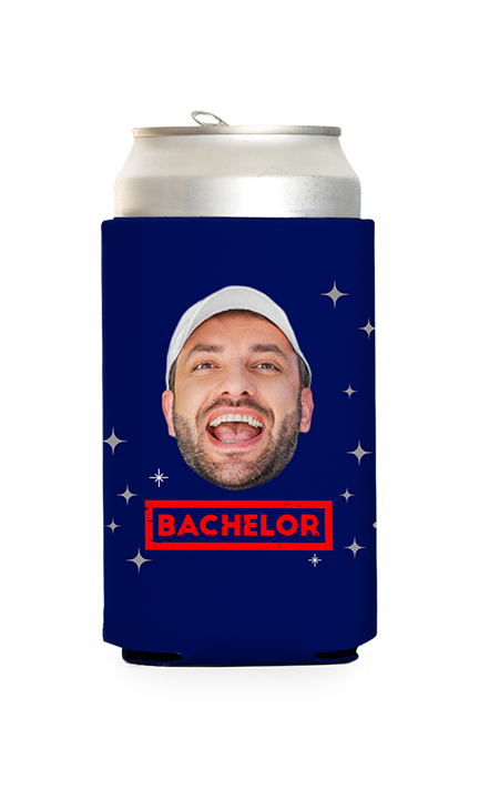 Custom Bachelor Can Cooler