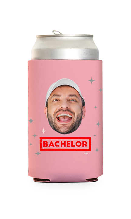 Custom Bachelor Can Cooler