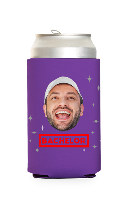 Custom Bachelor Can Cooler