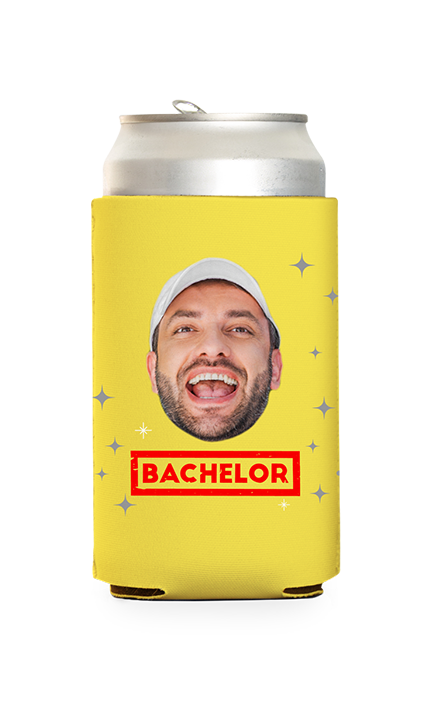 Custom Bachelor Can Cooler