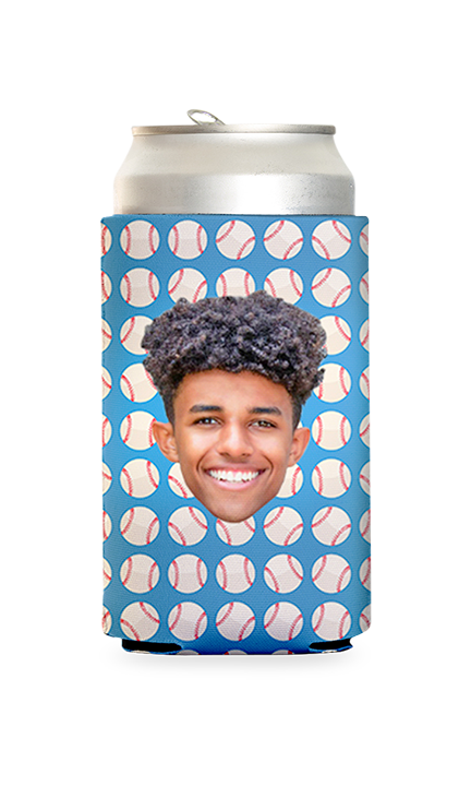Custom Baseball Can Cooler
