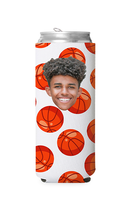 Custom Basketball Can Cooler