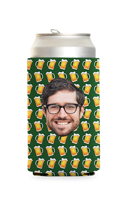 Custom Beer Pattern Can Cooler