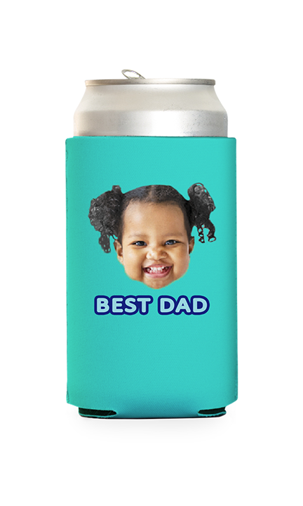 Custom Best Dad Can Cooler