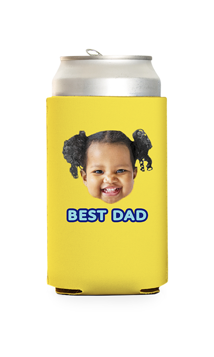 Custom Best Dad Can Cooler