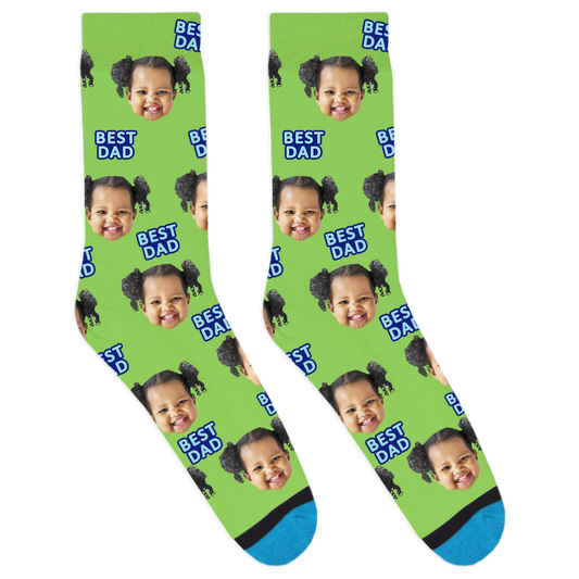 Custom Best Dad Socks