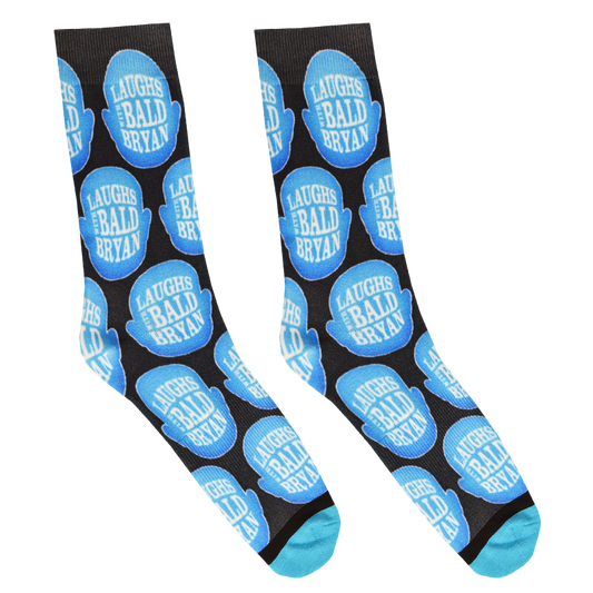 Laughs with Bald Bryan Socks