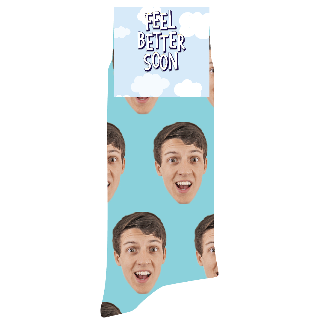 Custom Face Socks with Packaging