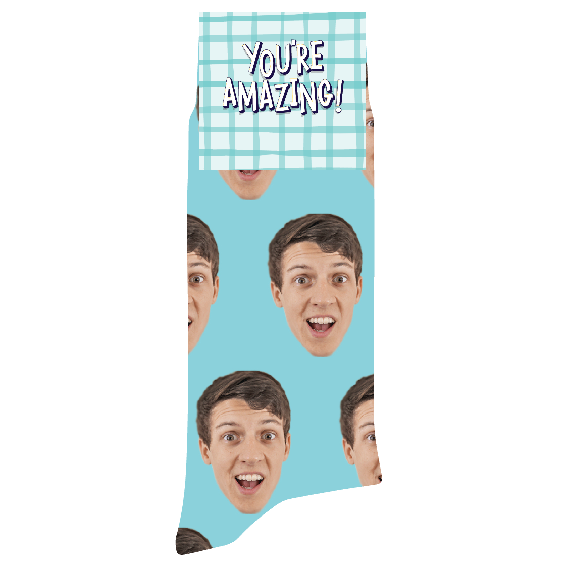Custom Face Socks with Packaging