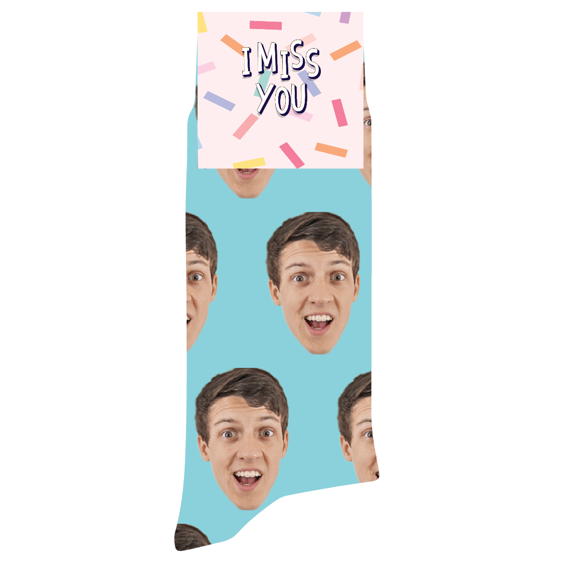 Custom Face Socks with Packaging