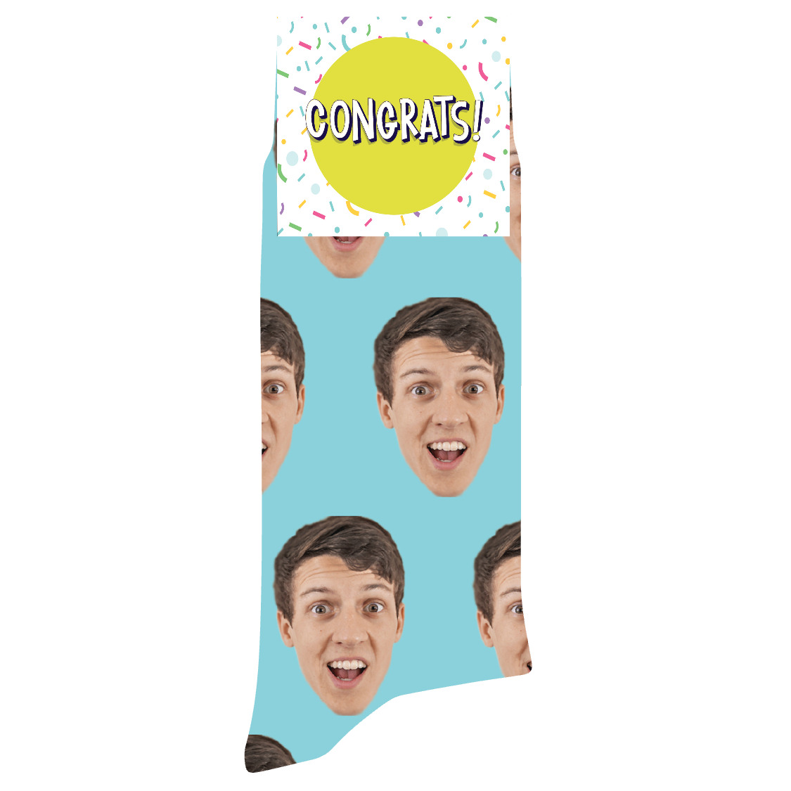 Custom Face Socks with Packaging