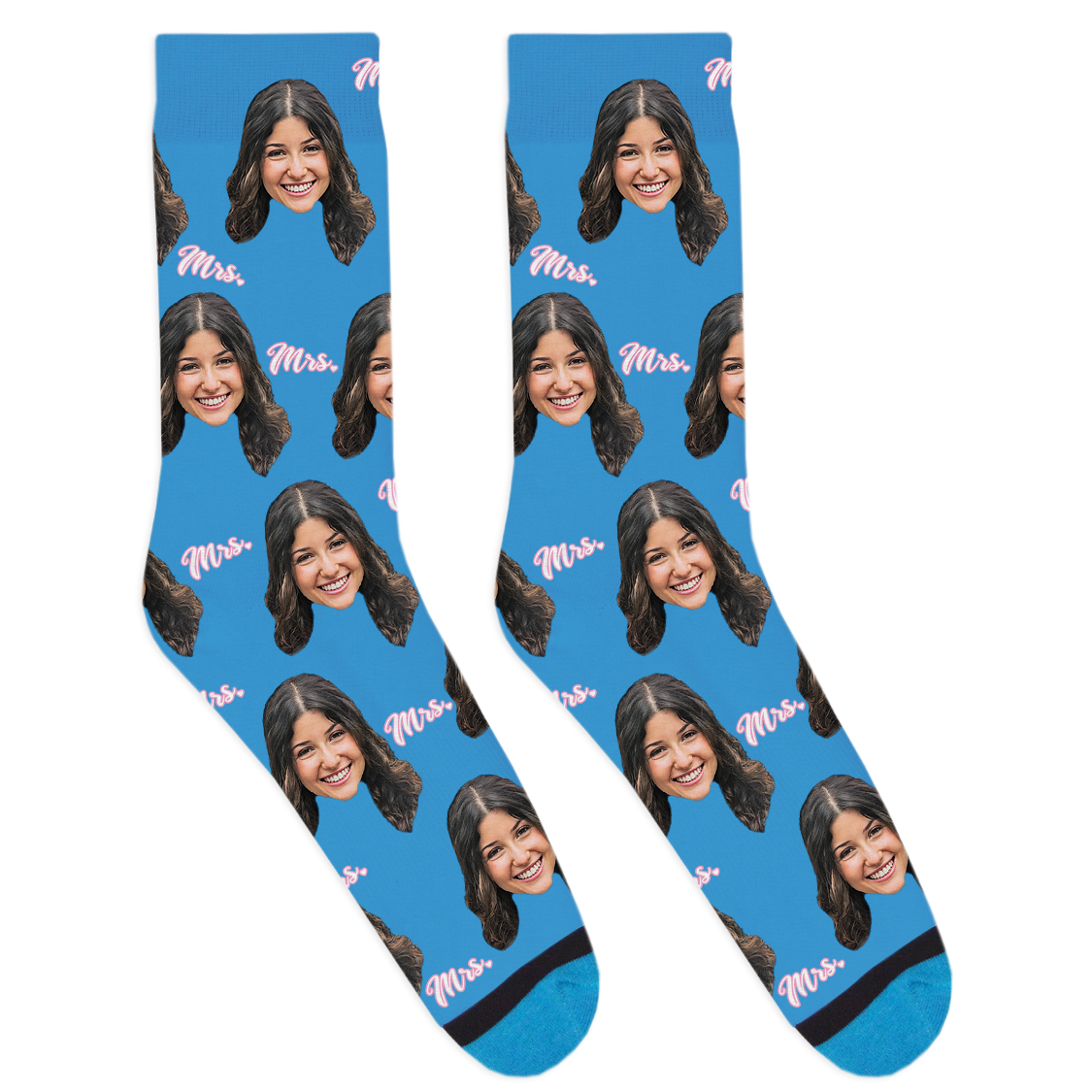 Custom Wedding Mrs. Socks