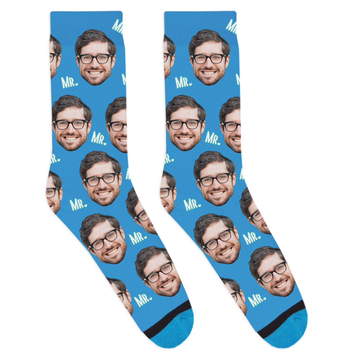Custom Wedding Mr. Socks