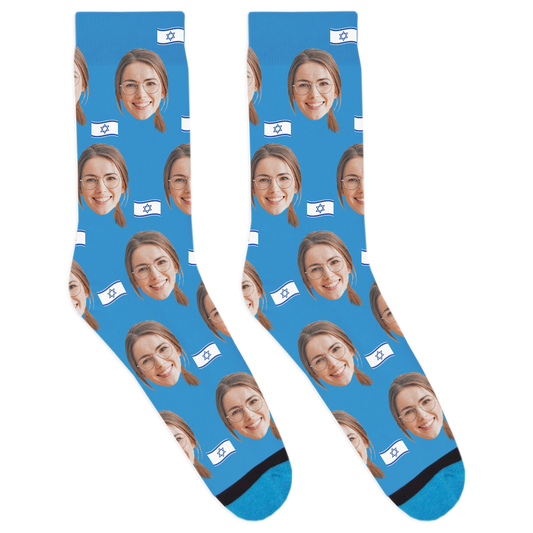 Custom Israel Flag Socks