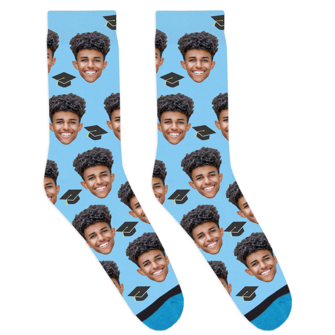 Custom Graduation Hat Socks