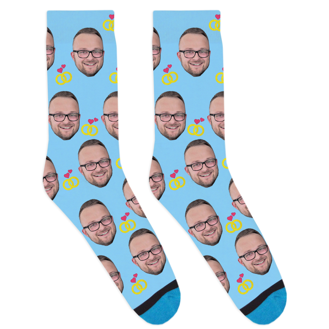 Custom Wedding Ring Socks