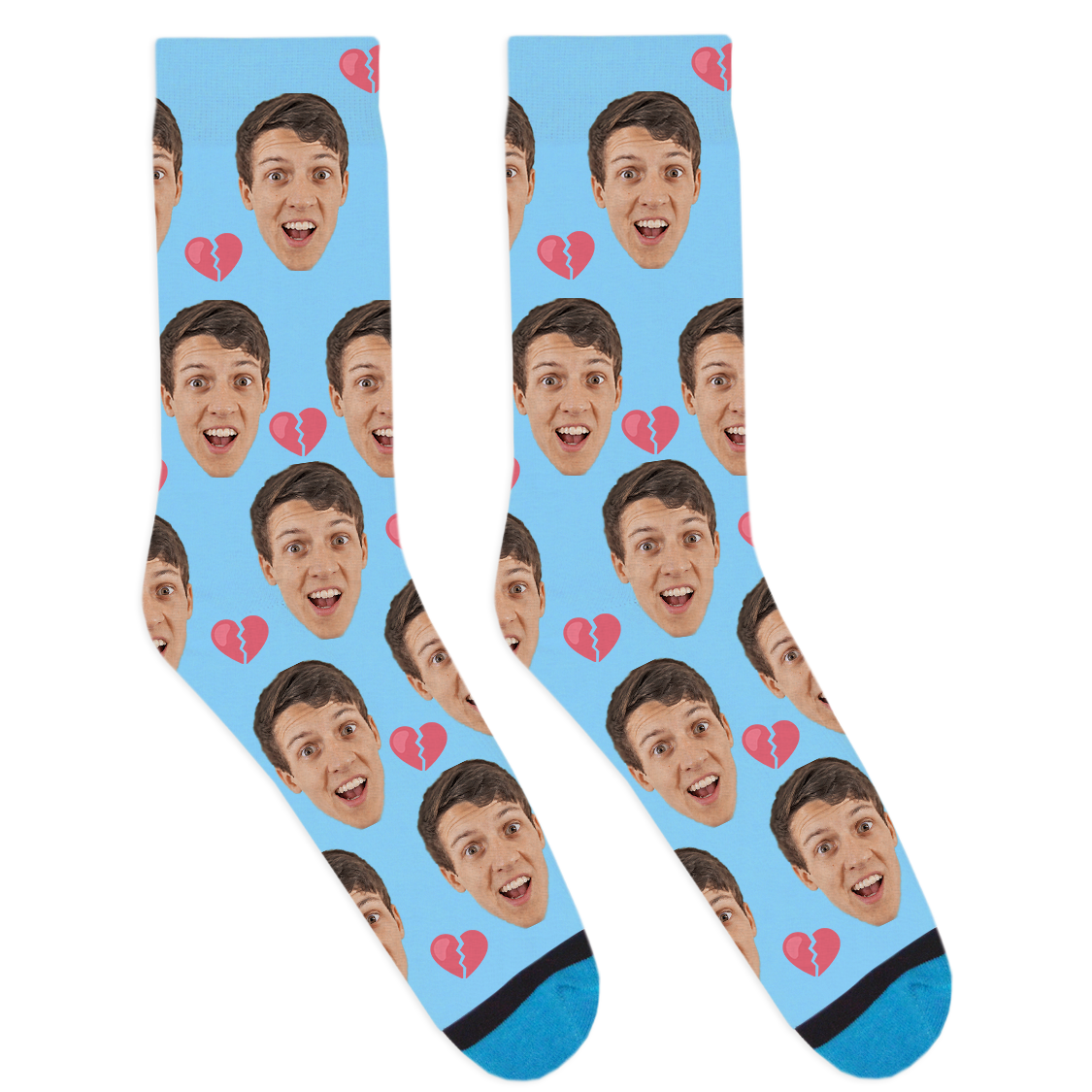 Custom Heart Break Socks