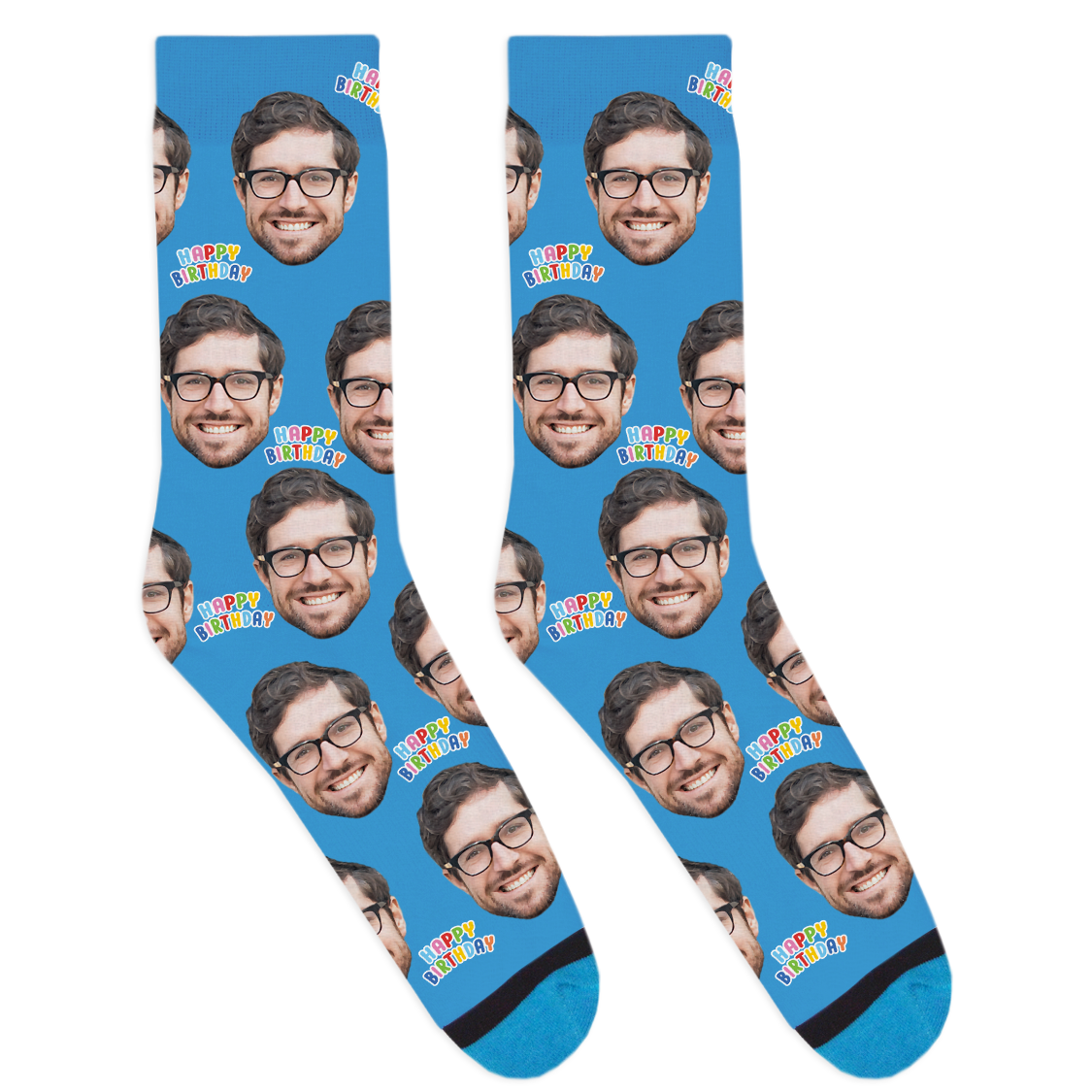 Custom Happy Birthday Socks