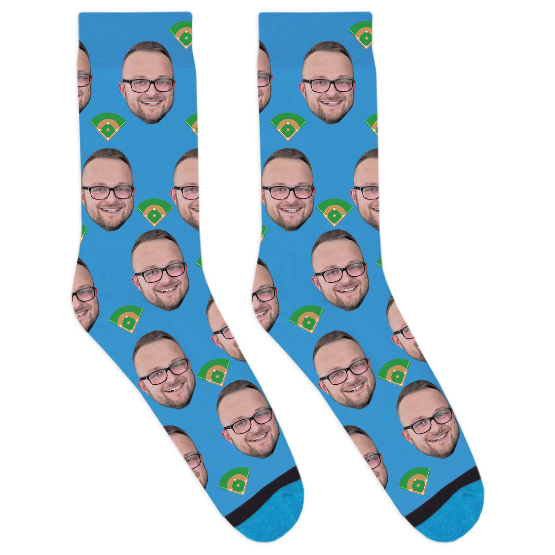 Custom Baseball Diamond Socks