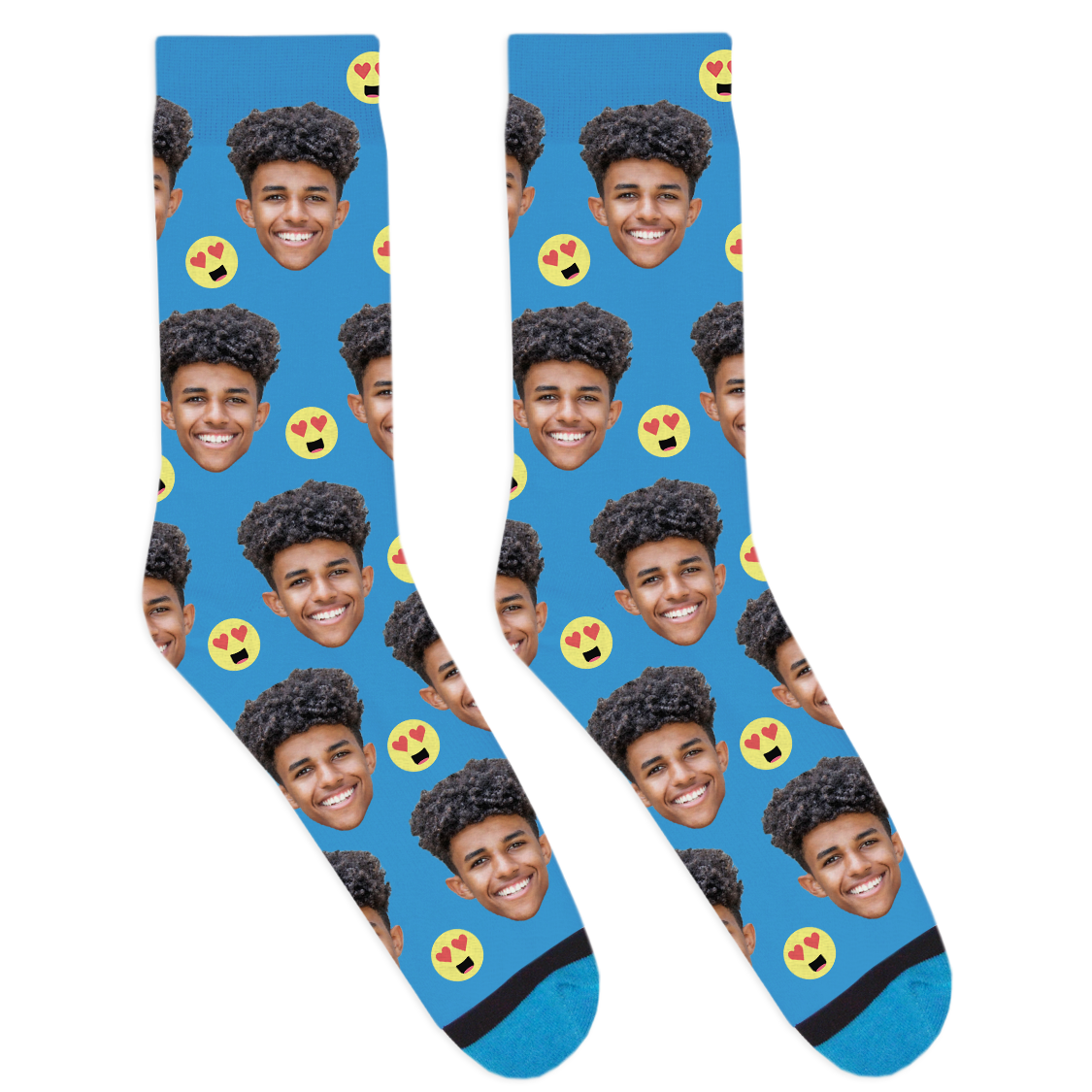 Custom Heart Eyes Socks