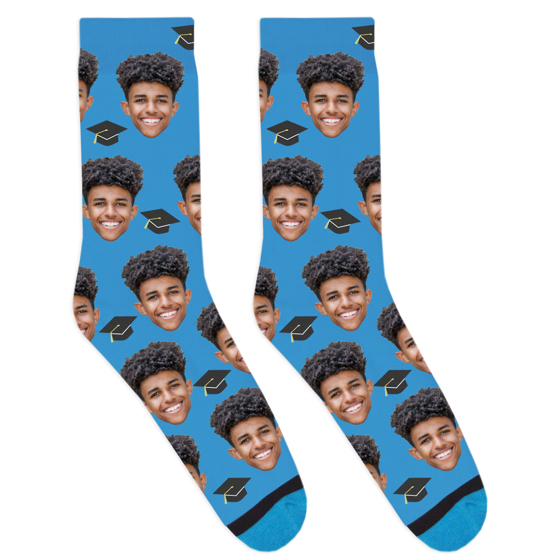 Custom Graduation Hat Socks