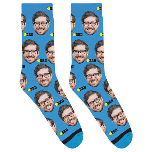 Custom Softball Dad Socks